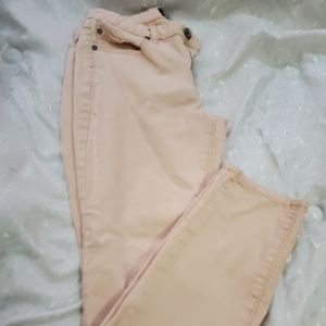 Peach jeans